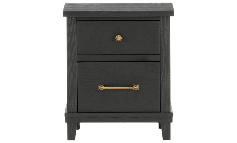 Flat Iron 2-Drawer Nightstand